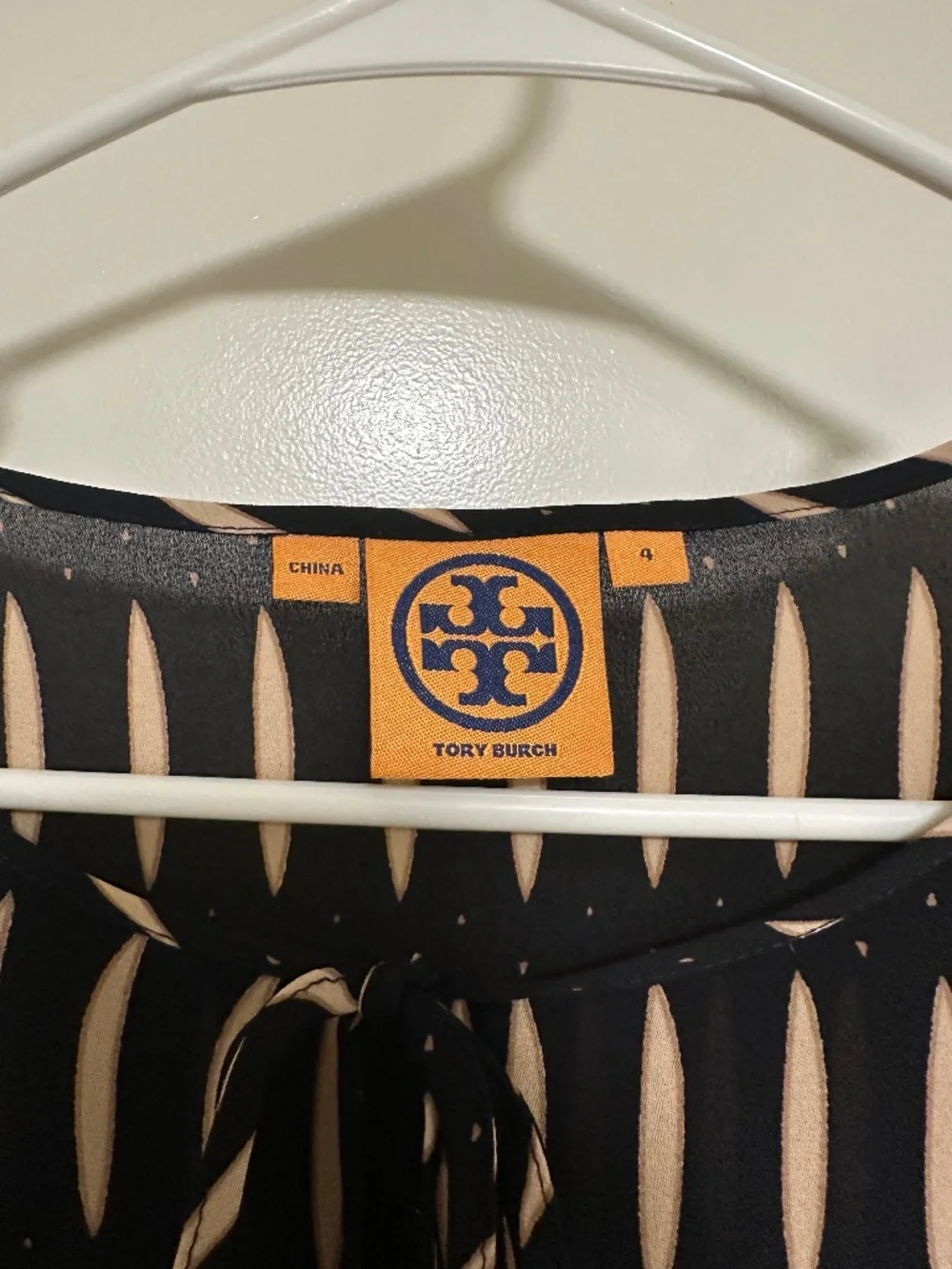 Tory Burch 100% Silk Blouse Size 4